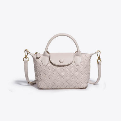 Kenia Woven mini crossbody bag - Laluva