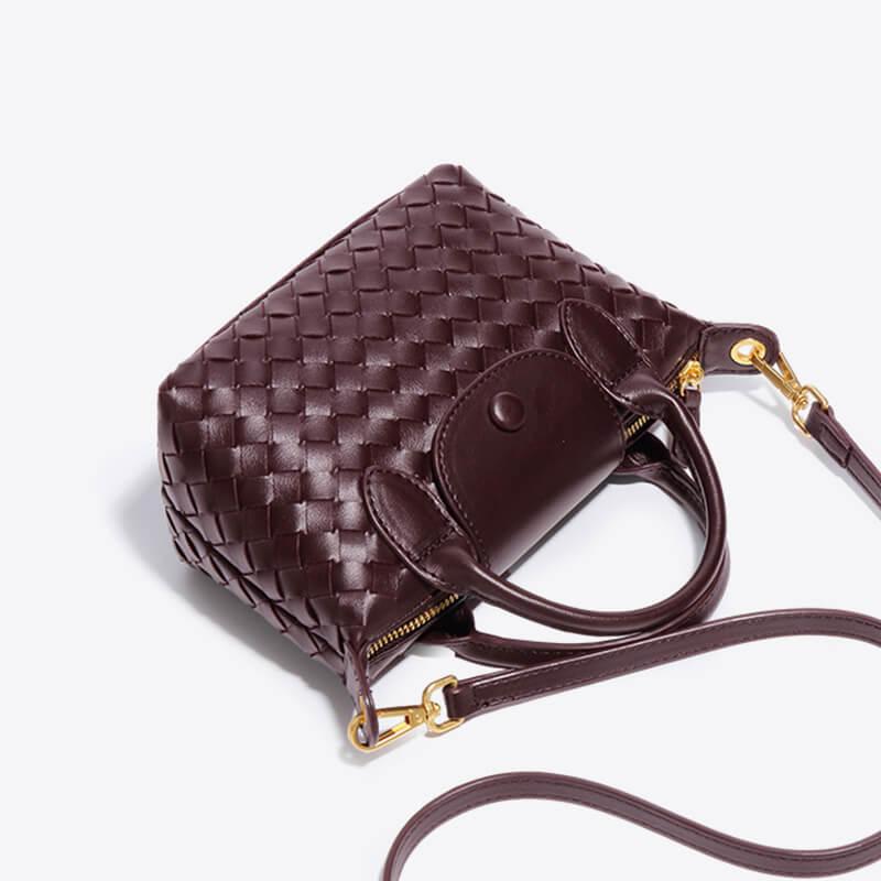 Kenia Woven mini crossbody bag - Laluva