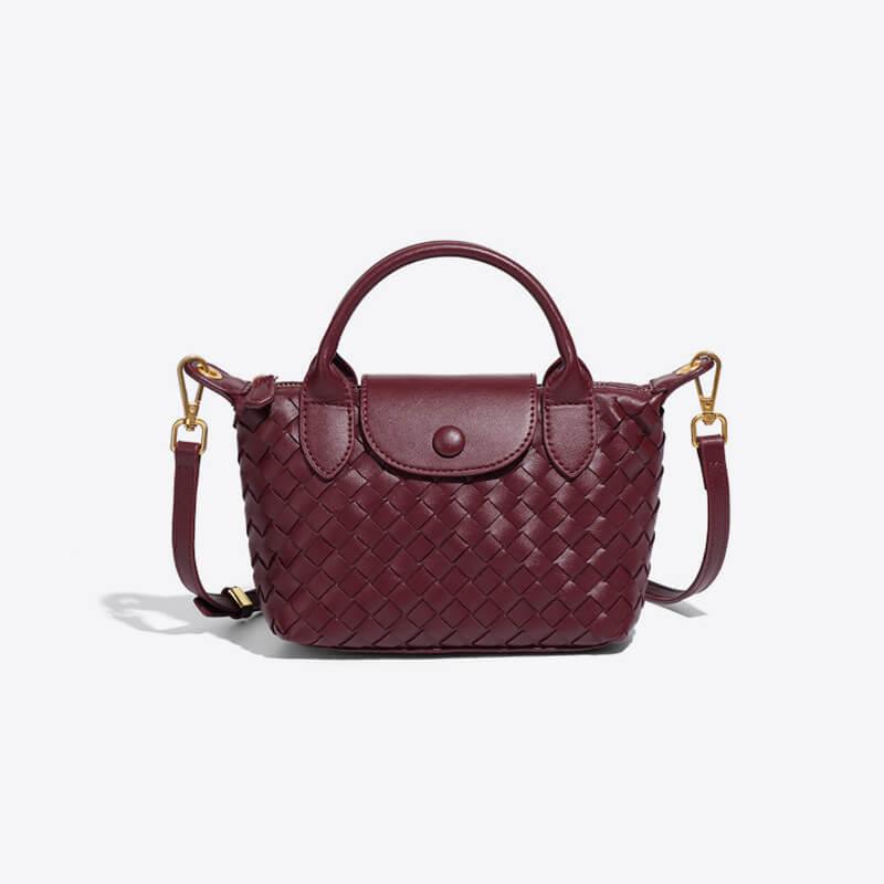 Kenia Woven mini crossbody bag - Laluva