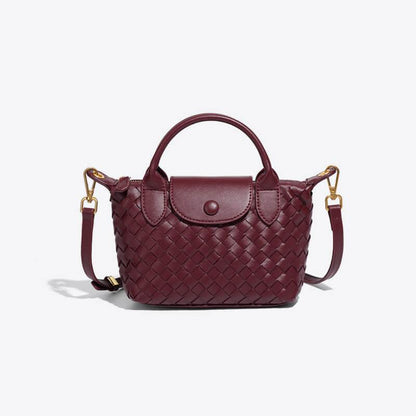 Kenia Woven mini crossbody bag - Laluva