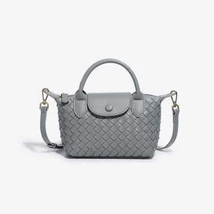 Kenia Woven mini crossbody bag - Laluva