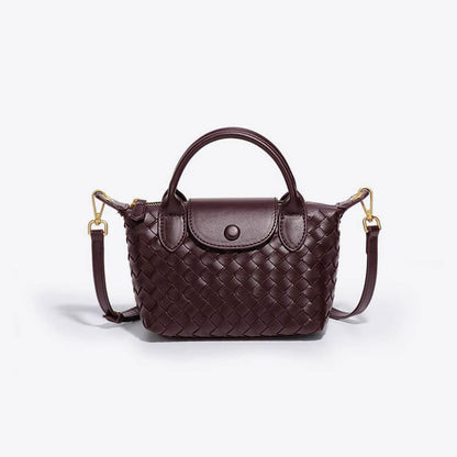 Kenia Woven mini crossbody bag - Laluva