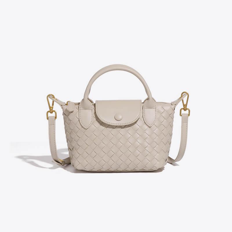 Kenia Woven mini crossbody bag - Laluva