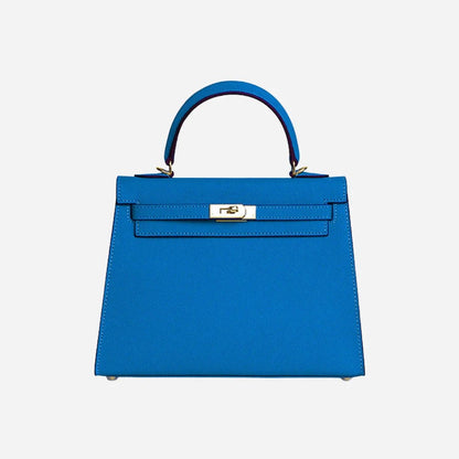 LALUVA - Kally Leather Bag Blue - Laluva