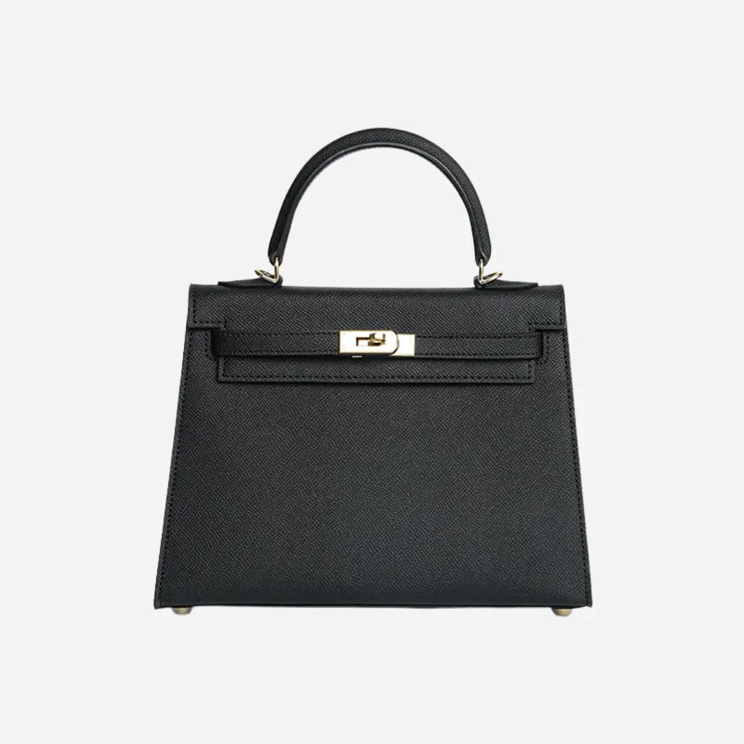 LALUVA - Kally Leather Bag Black - Laluva