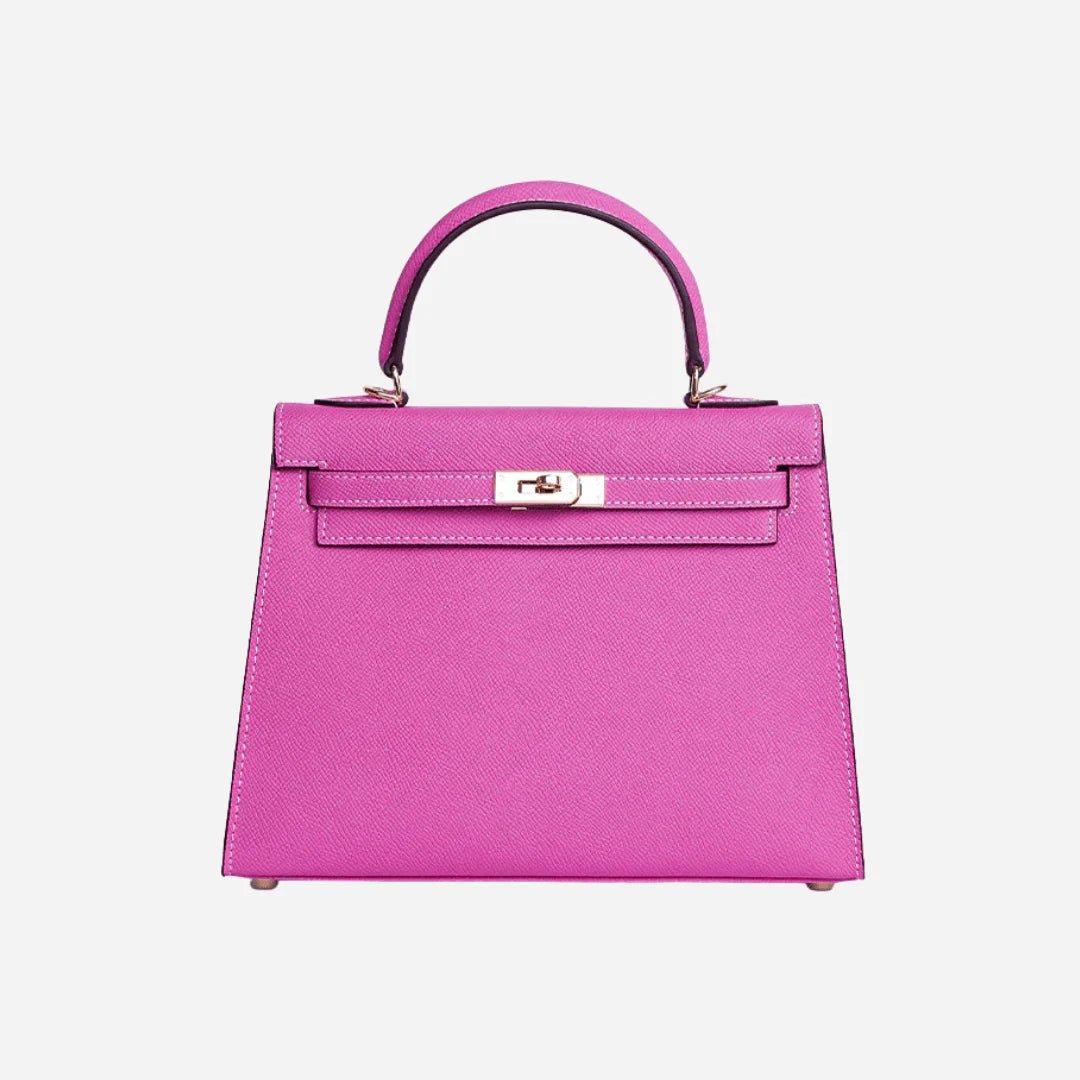 LALUVA - Kally Leather Bag Purple - Laluva