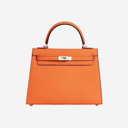 LALUVA - Kally Leather Bag Orange - Laluva