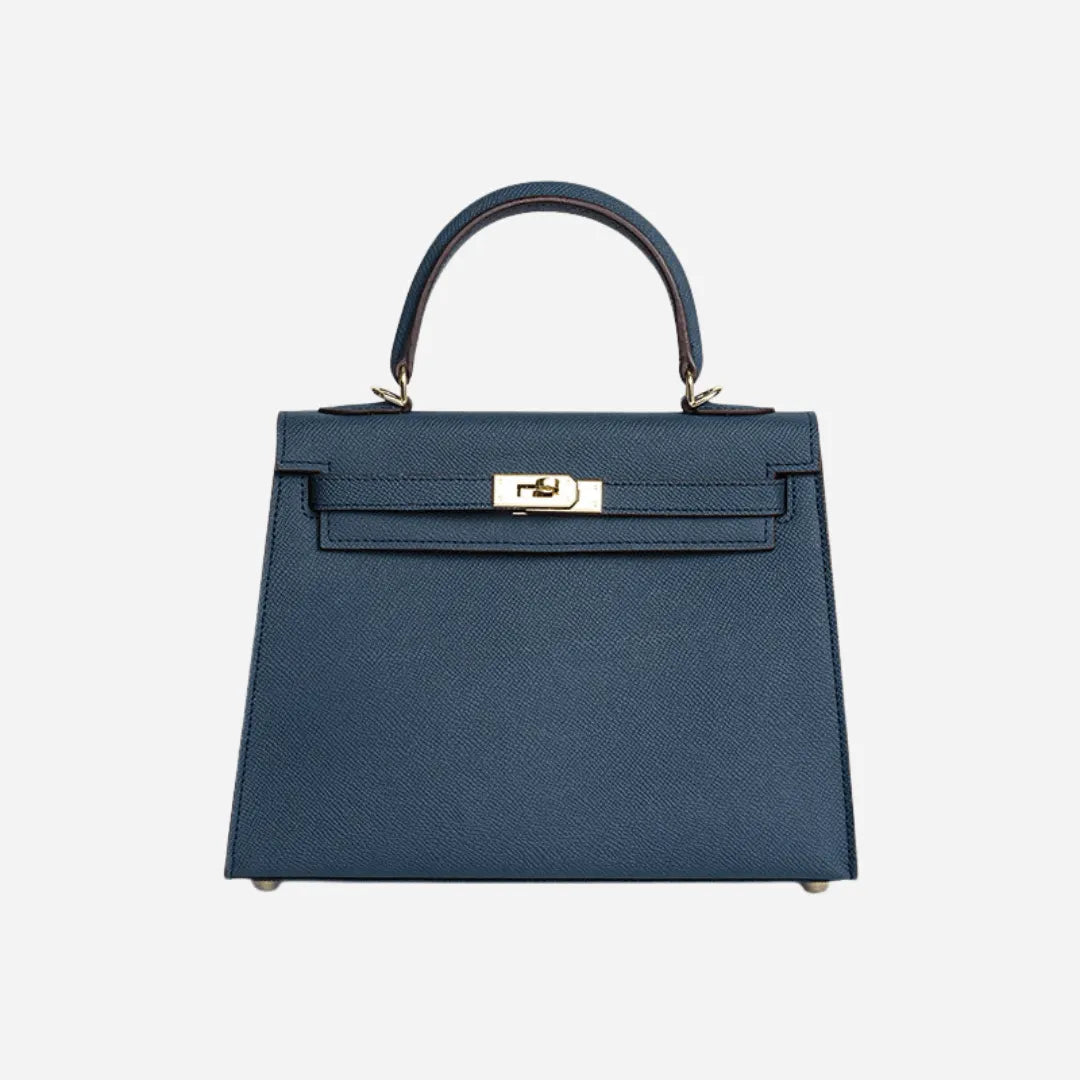 LALUVA - Kally Leather Bag Navy - Laluva