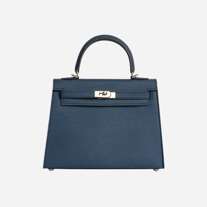 LALUVA - Kally Leather Bag Navy - Laluva