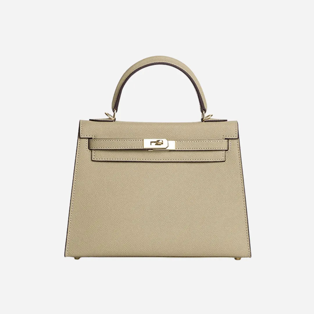 LALUVA - Kally Leather Bag Gray - Laluva