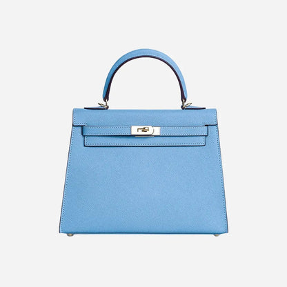 LALUVA - Kally Leather Bag Cyan - Laluva