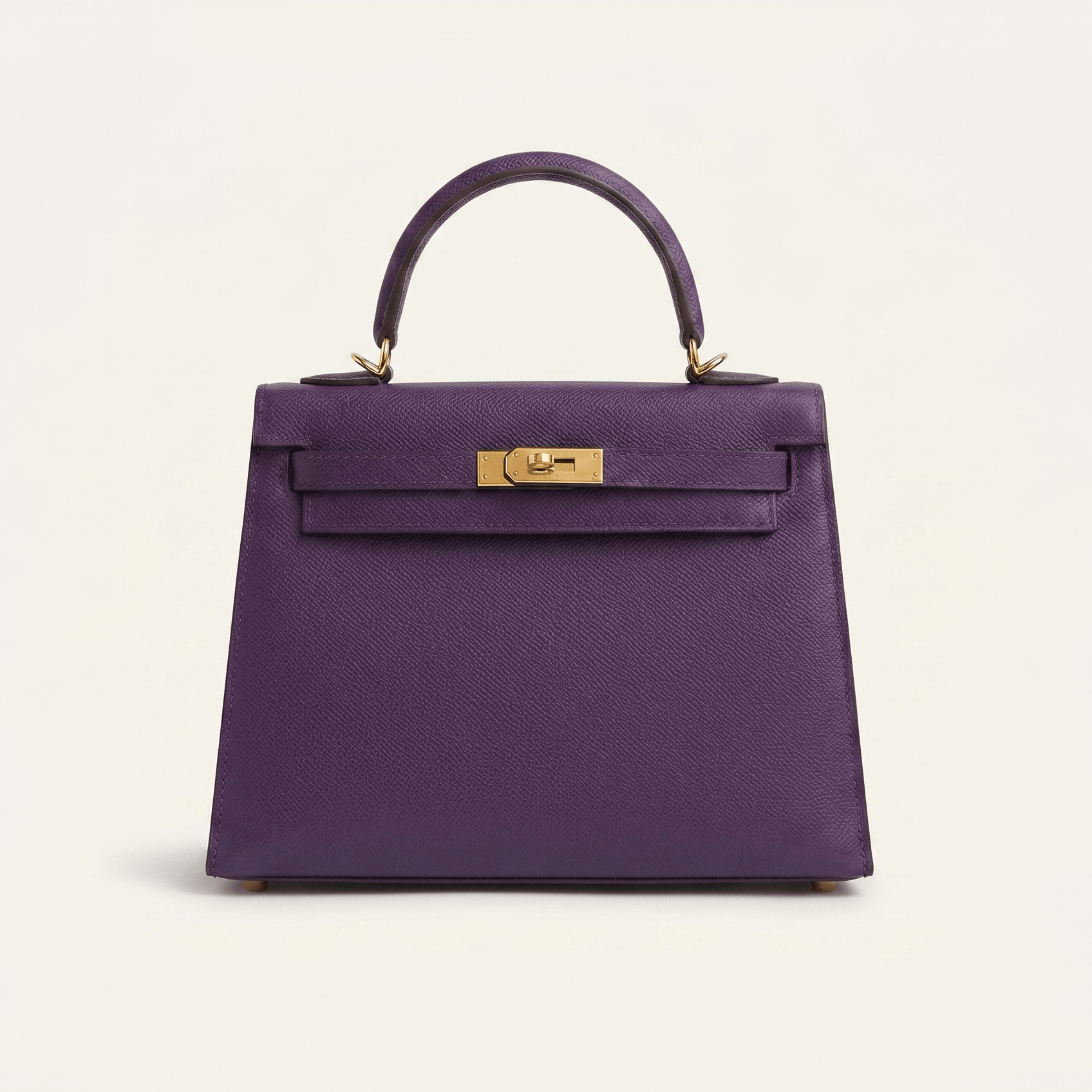 LALUVA - Kally Leather Bag Dark Purple - Laluva