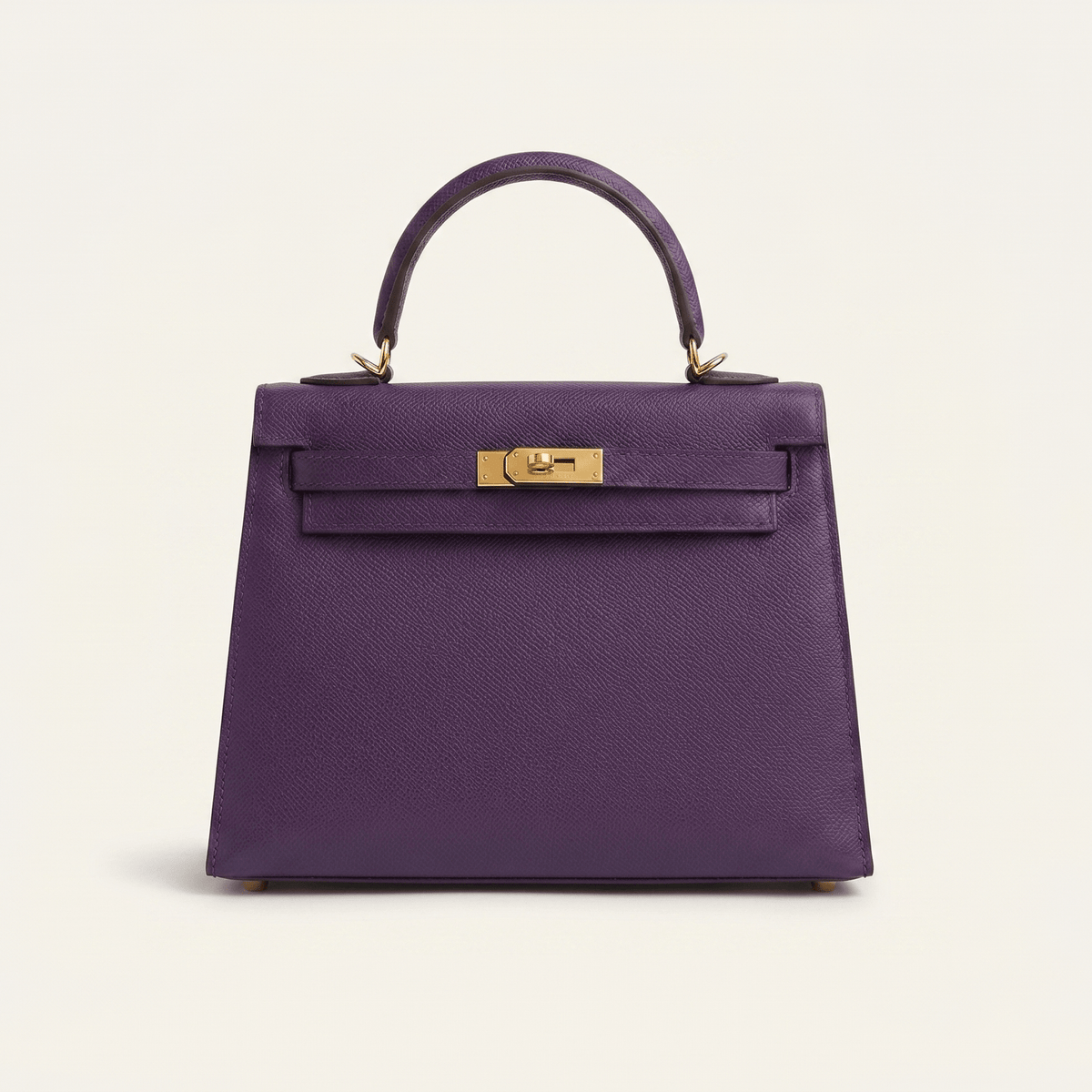 LALUVA - Kally Leather Bag Dark Purple - Laluva