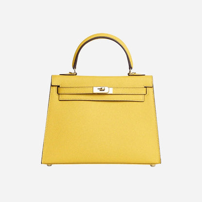 LALUVA - Kally Leather Bag Yellow - Laluva