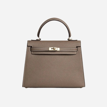 LALUVA - Kally Leather Bag Khaki - Laluva