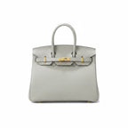 LALUVA Warkin Bags Genuine Leather Pearl Ash
