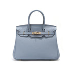LALUVA Warkin Bags Genuine Leather Lake Blue