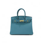 LALUVA Warkin Bags Genuine Leather Denim