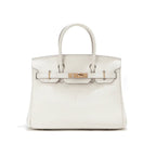 LALUVA Warkin Bags Genuine Leather White