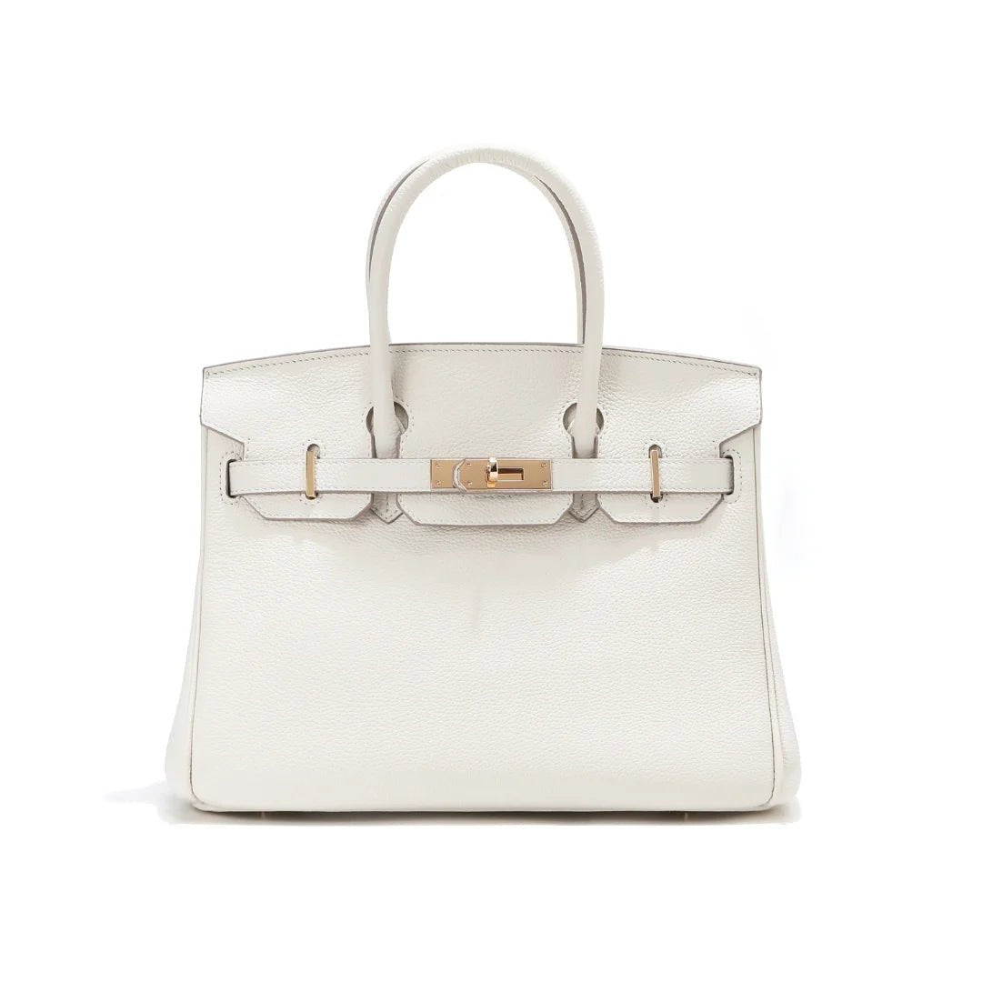 LALUVA Warkin Bags Genuine Leather White
