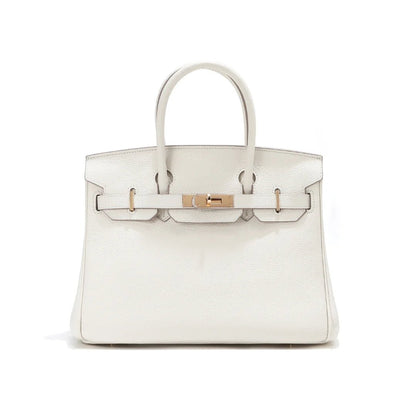LALUVA Warkin Bags Genuine Leather White