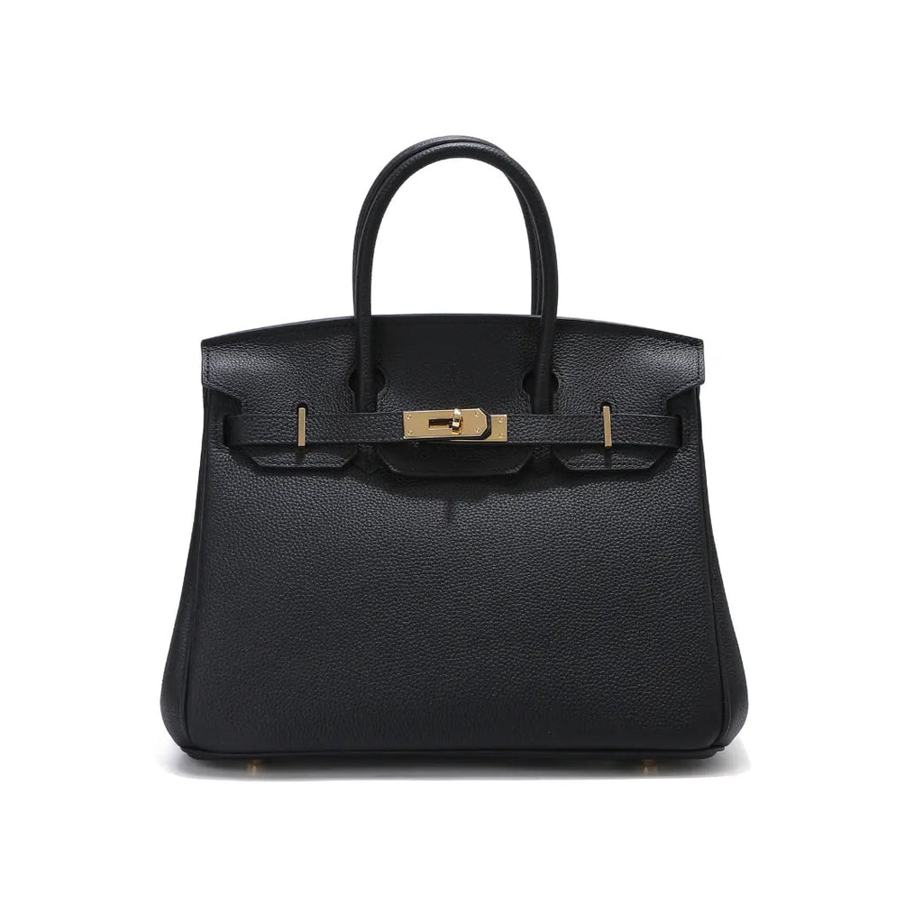 LALUVA Warkin Bags Genuine Leather Black