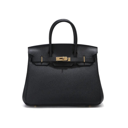 LALUVA Warkin Bags Genuine Leather Black