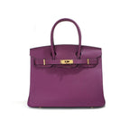 LALUVA Warkin Bags Genuine Leather Violet
