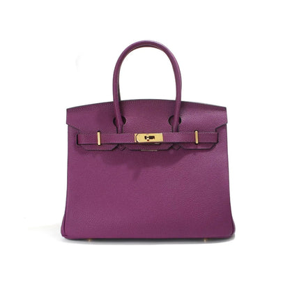 LALUVA Warkin Bags Genuine Leather Violet