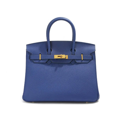 LALUVA Warkin Bags Genuine Leather Navy
