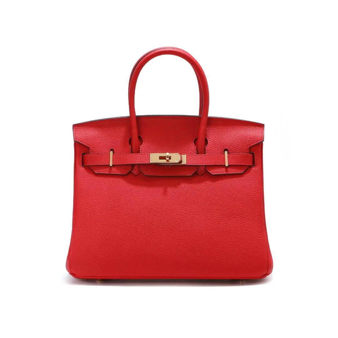 LALUVA Warkin Bags Genuine Leather Red