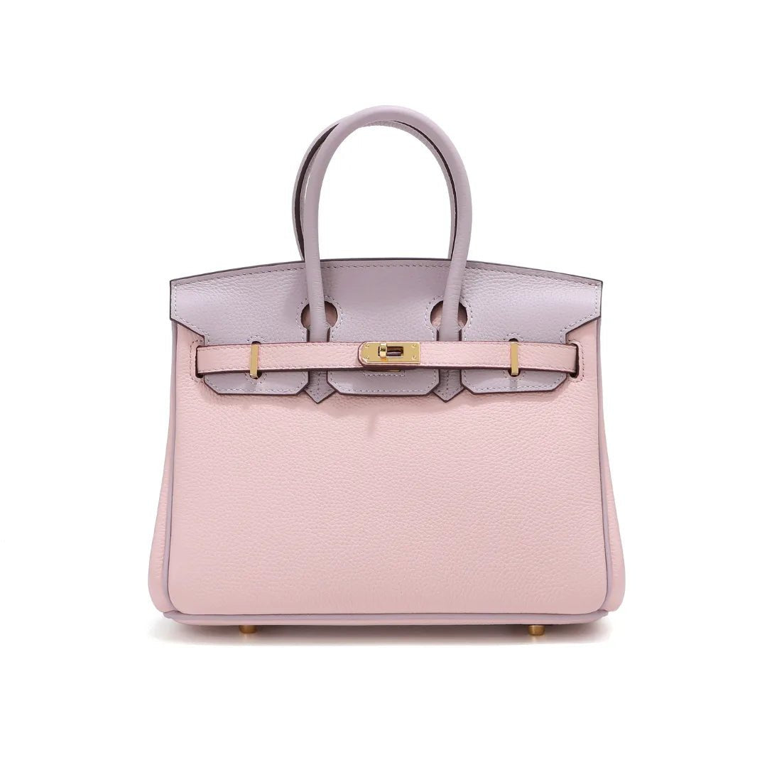 LALUVA Warkin Bags Genuine Leather Pink Purple