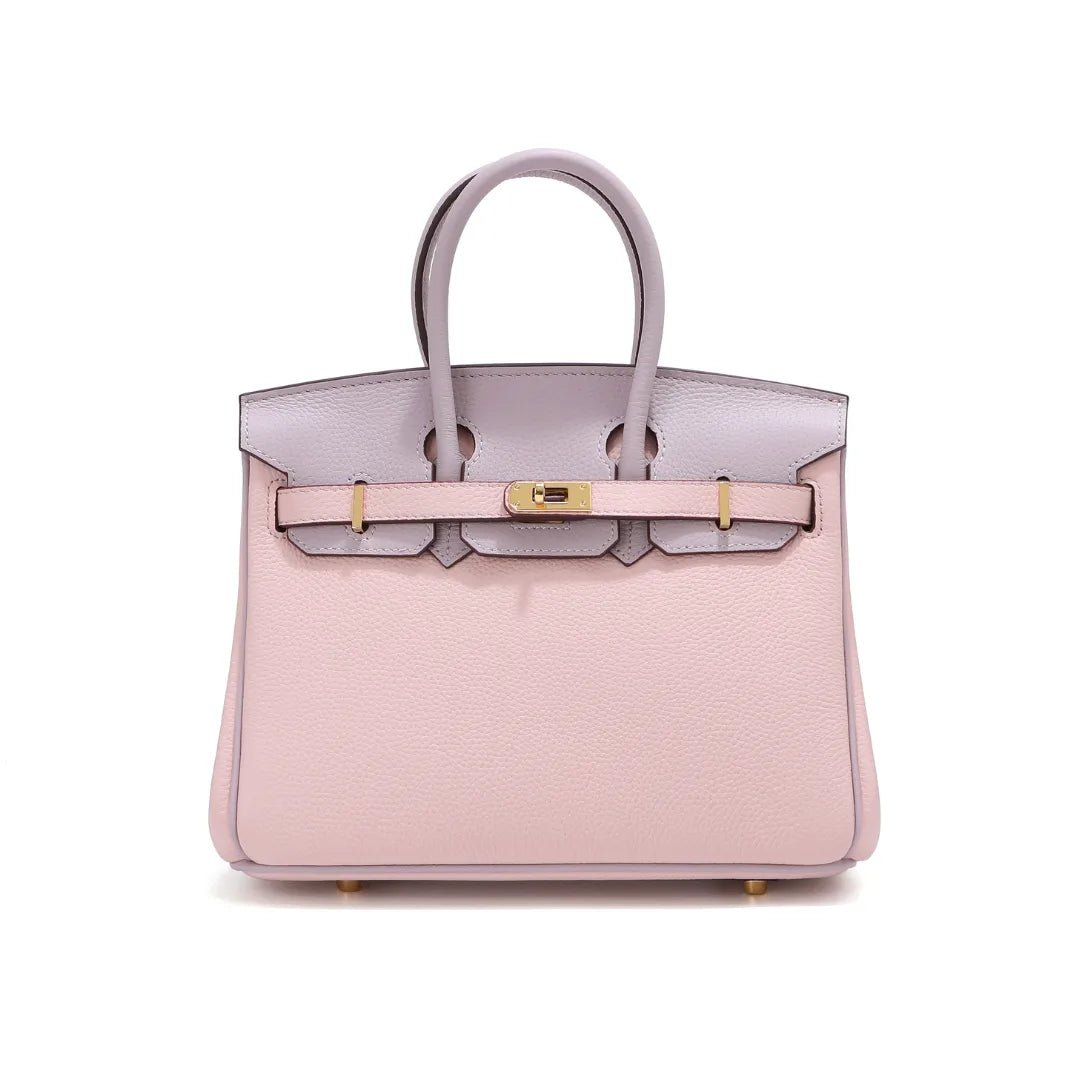 LALUVA Warkin Bags Genuine Leather Pink Purple