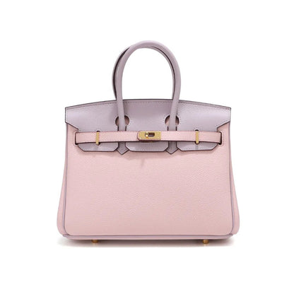 LALUVA Warkin Bags Genuine Leather Pink Purple