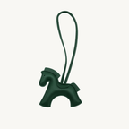 Leather Horse Charm Green - Laluva