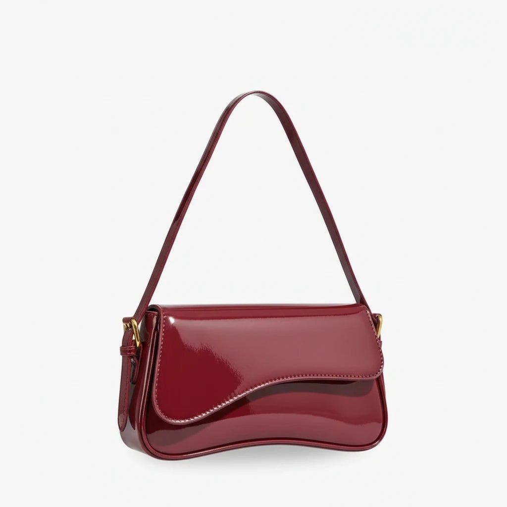 Lexi Crossbody Bag Glossy Red - Laluva