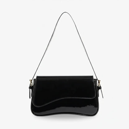 Lexi Crossbody Bag Glossy Black - Laluva
