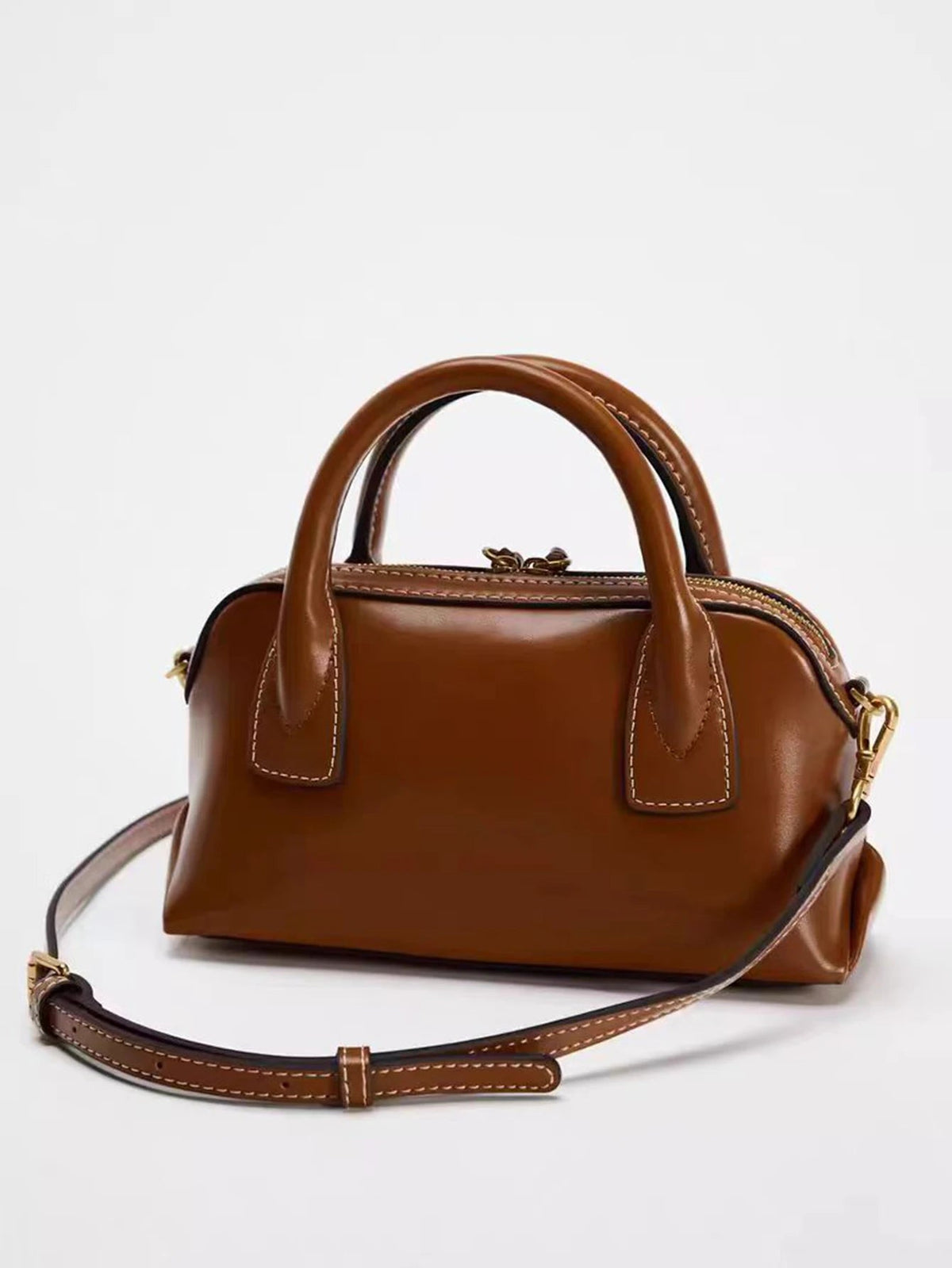 Lily Mini Bowling Top-Handle Bag - Laluva