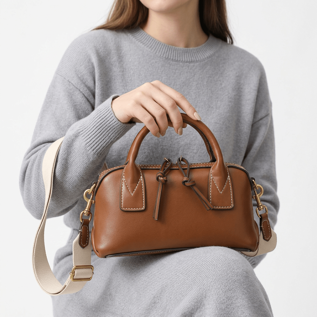 Lily Mini Bowling Top-Handle Bag - Laluva