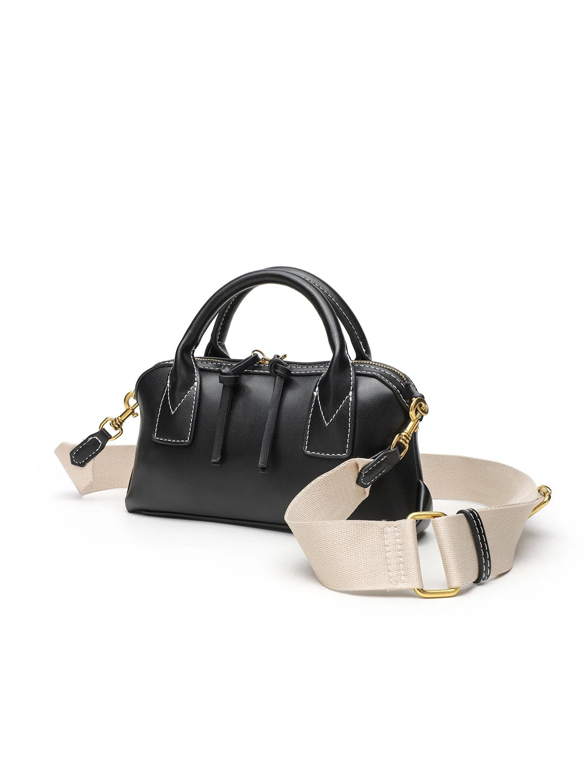 Lily Mini Bowling Top-Handle Bag - Laluva