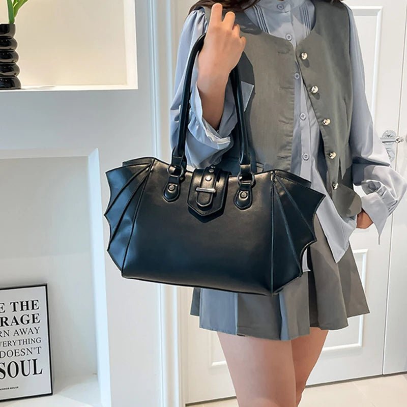 Luna Bat-Wing Gothic Tote Bag - Laluva