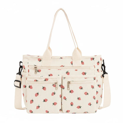 Marcy Crossbody Bag strawberry White - Laluva