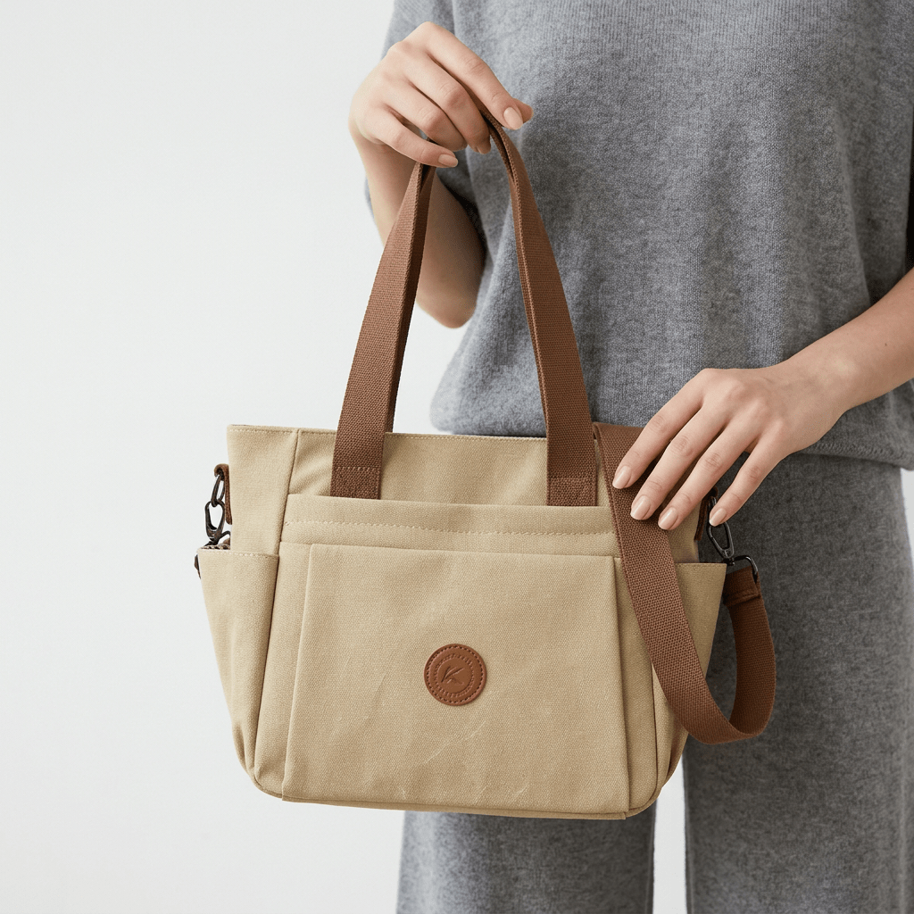 Marlow Zip Pocket Tote - Laluva
