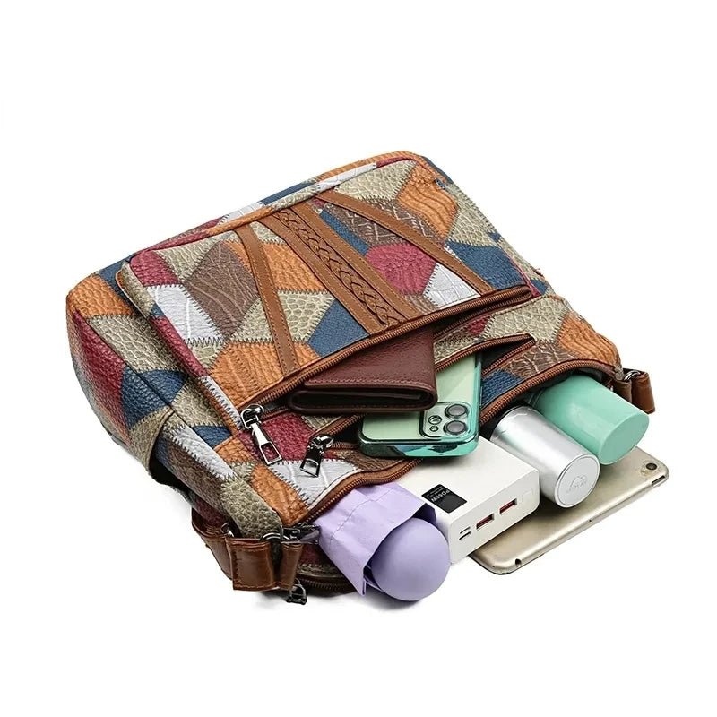 Marry Patchwork crossbody handbag - Laluva