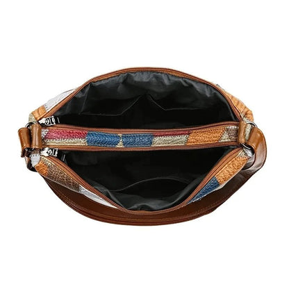 Marry Patchwork crossbody handbag - Laluva