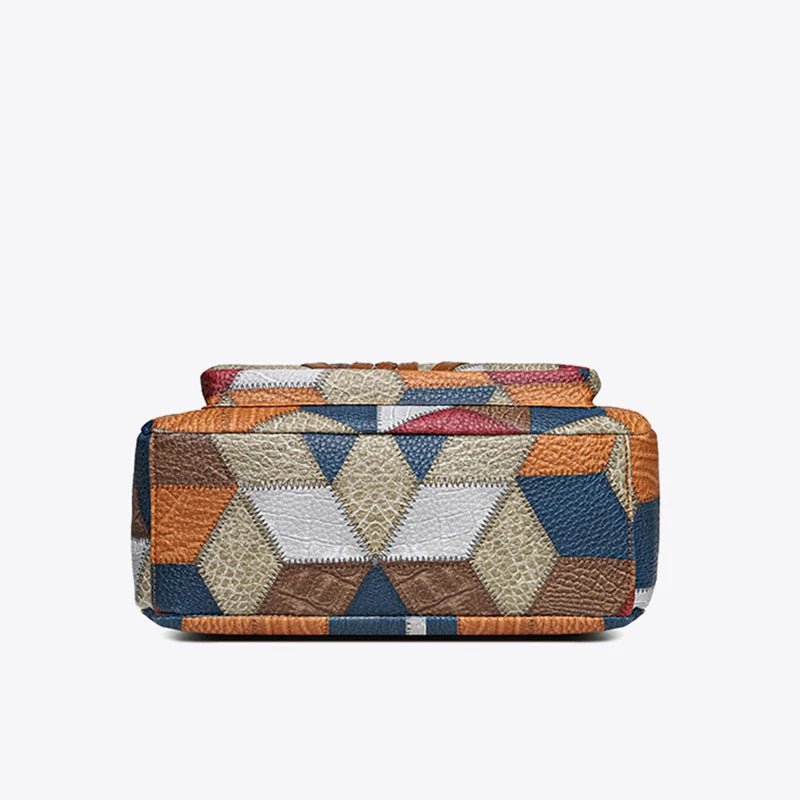 Marry Patchwork crossbody handbag - Laluva