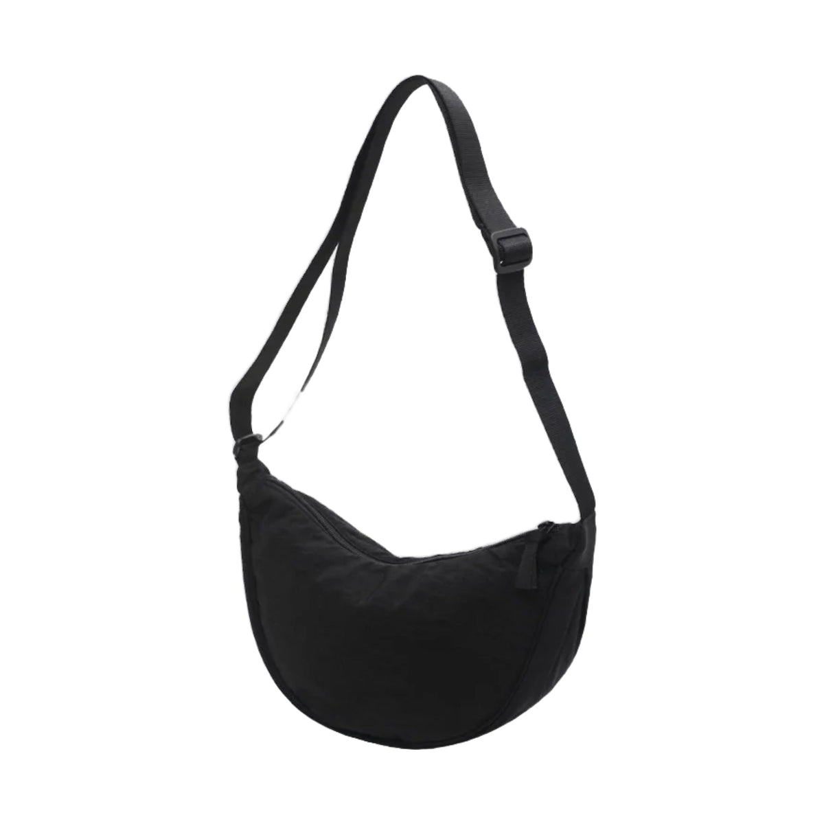 Maya Nylon Half-Moon Crossbody Bag - Laluva