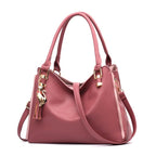 Mia Tassel Satchel Handbag - Laluva