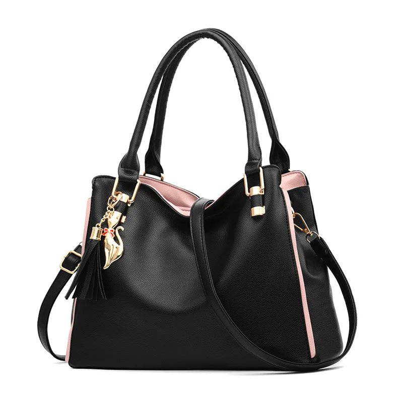 Mia Tassel Satchel Handbag - Laluva