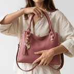 Mia Tassel Satchel Handbag - Laluva